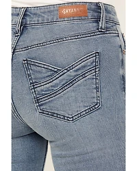 Shyanne Women's Aviza Medium Wash Mid Rise Bootcut Jeans