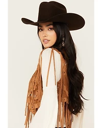Vocal Women's Braided Lace Fringe Vest