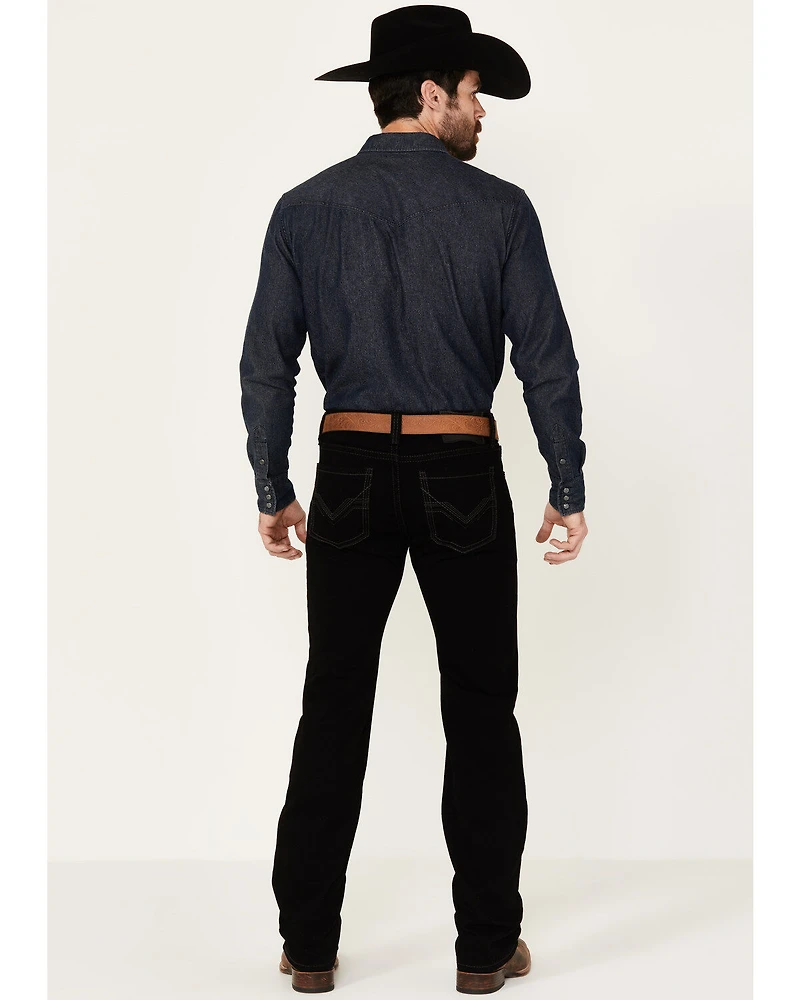 Rock & Roll Denim Men's Revolver Black Slim Straight Reflex Jeans