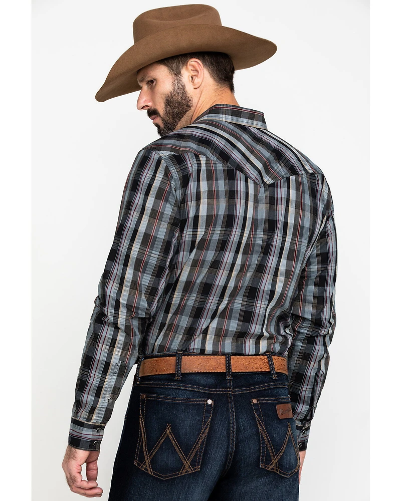 Cody James Men's Chapman Small Plaid Long Sleeve Western Shirt