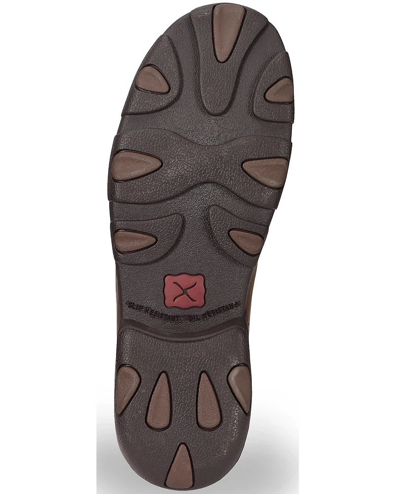 Twisted X Men's Driving Mocs Steel Toe Lace-Up Work Shoes