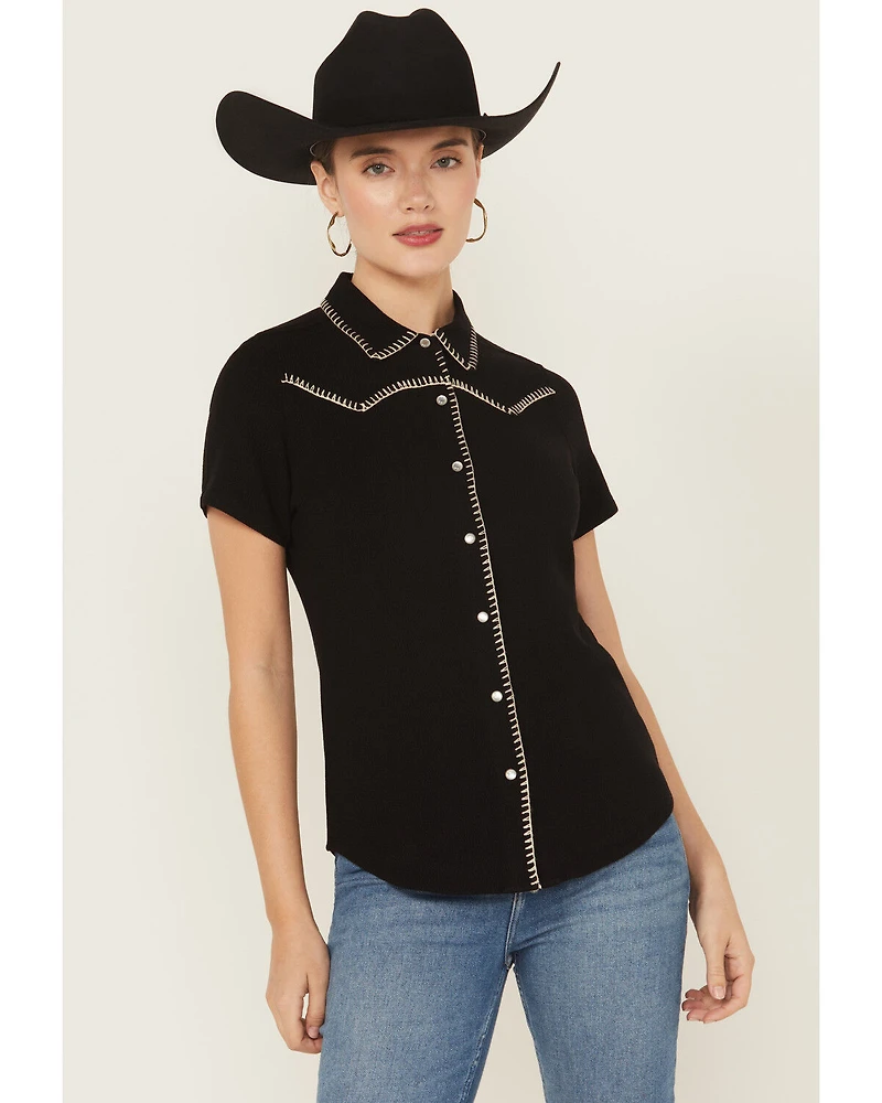 Idyllwind Women's Featherlight Short Sleeve Snap Shirt