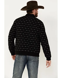 Hooey Men's Southwestern Print Wool Jacket