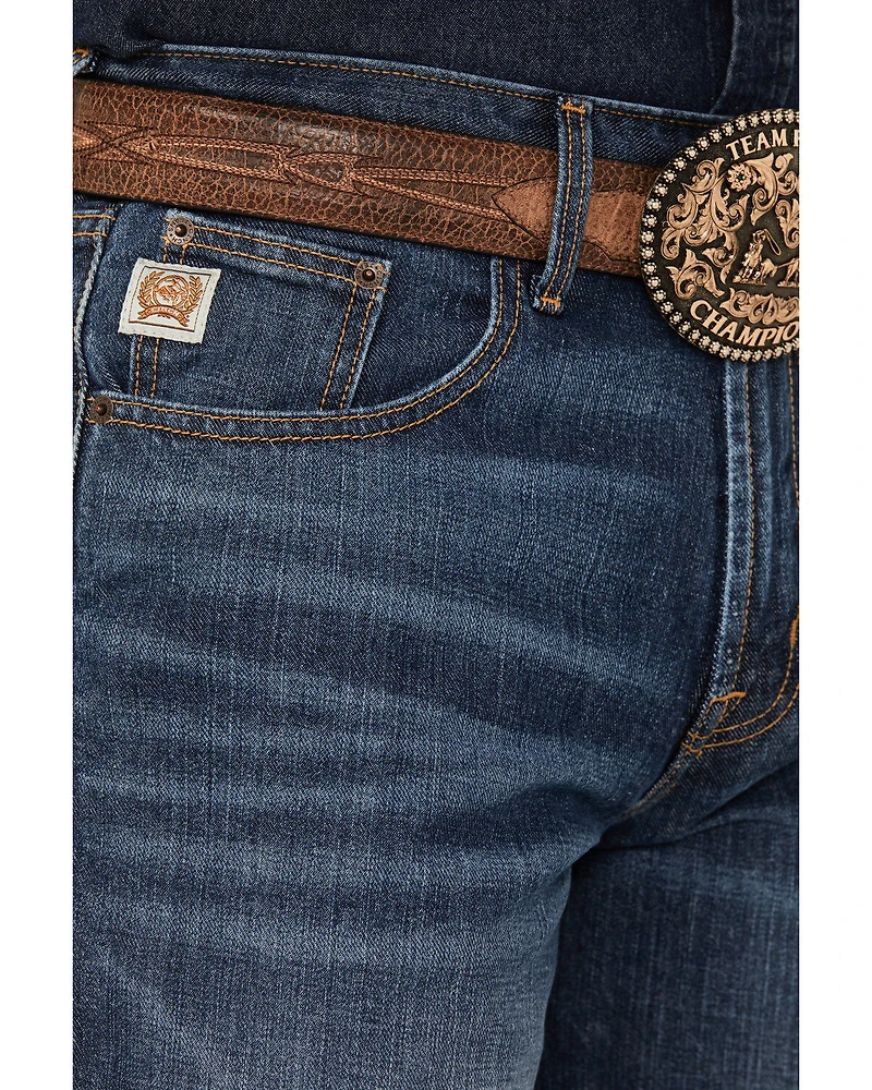 Cinch Men's Fastback Stonewash Original Loose Taper Rigid Denim Jeans