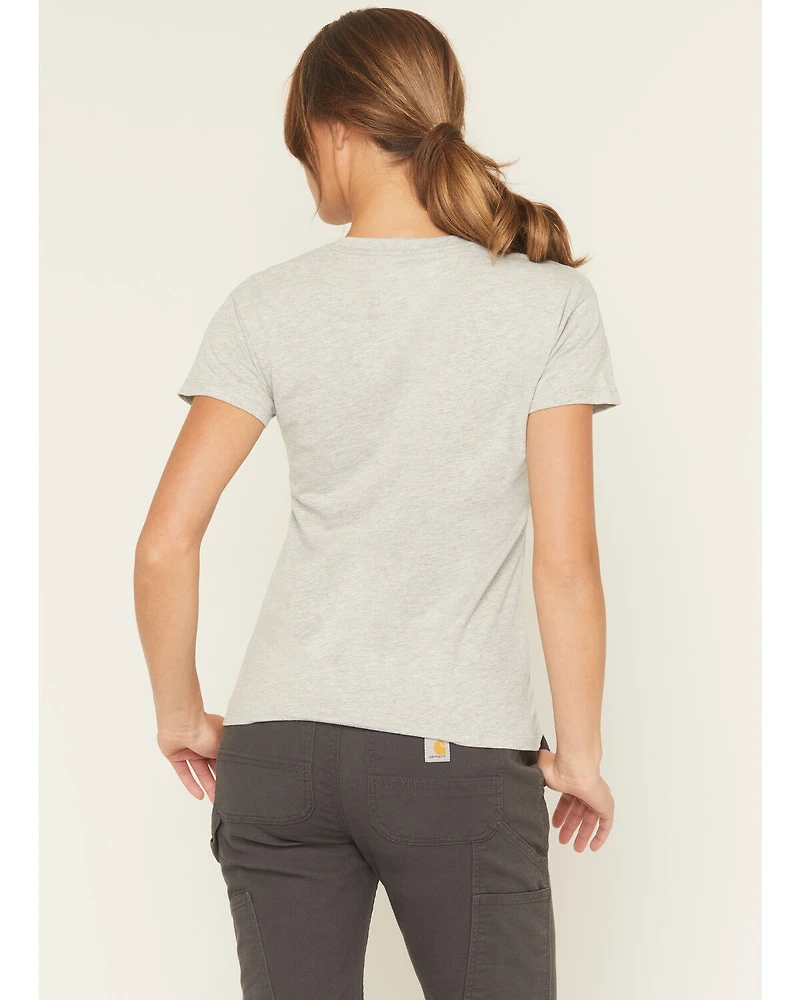 Troll Co Women's Dirty Hands Clean Money Longhorn Short Sleeve Graphic Tee