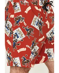Cinch Men's Rodeo Print Stretch Board Shorts