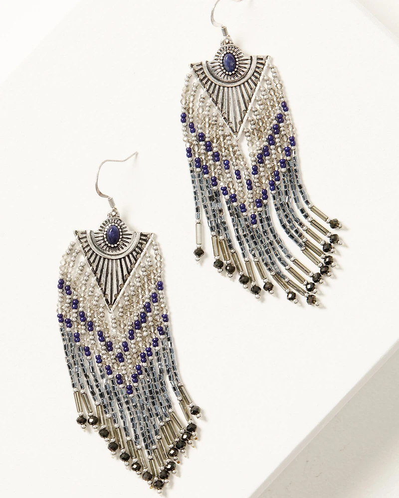 Idyllwind Women's Lenox Beaded-Fringe Earrings
