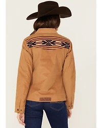 Cinch Women's Southwestern Print Yoke Corduroy Jacket