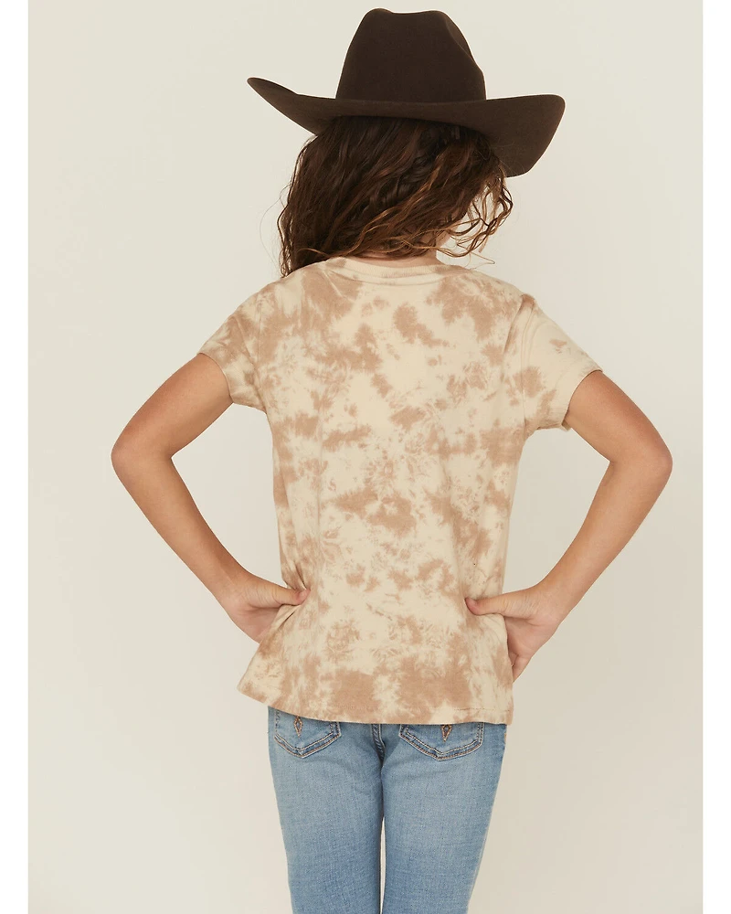 Shyanne Girls' Cow Cloud Short Sleeve Graphic Tee