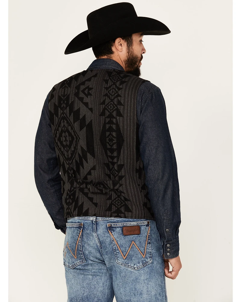 Cody James Men's Yuma Southwestern Jacquard Vest