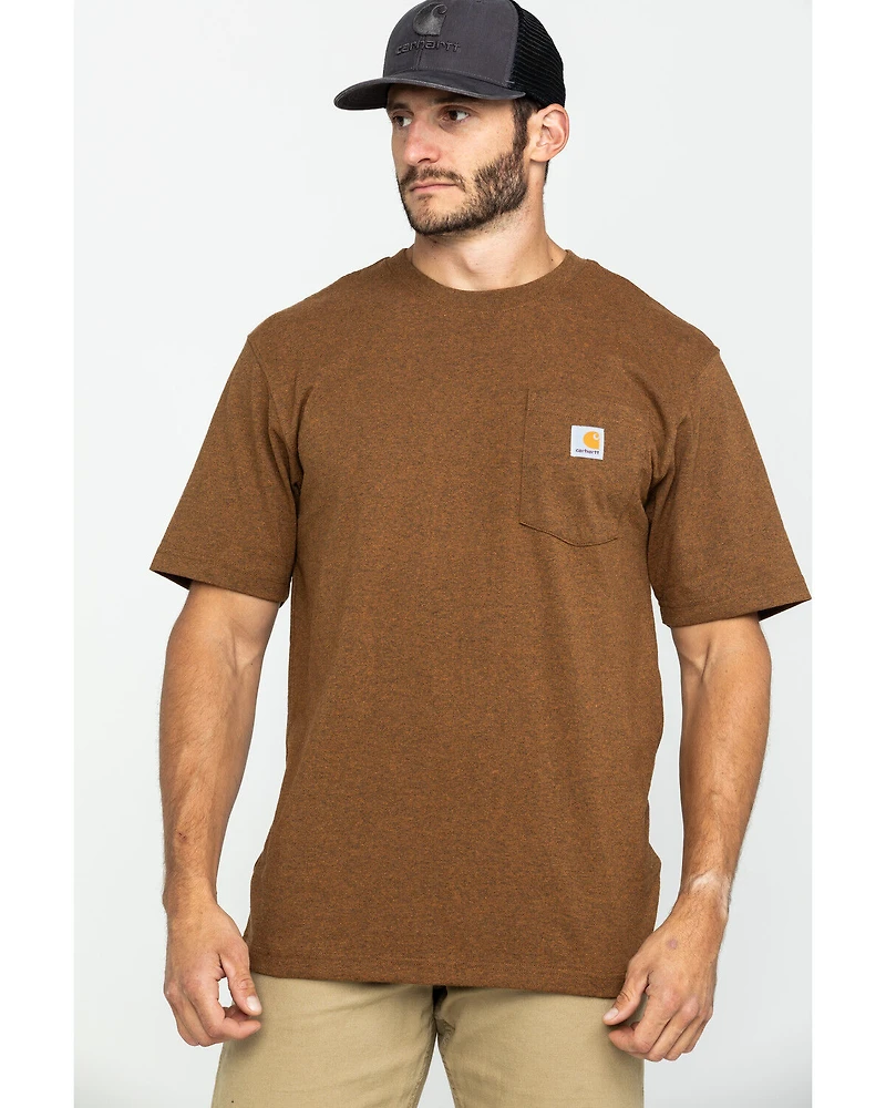 Carhartt Men's Loose Fit Heavyweight Logo Pocket Work T-Shirt - Big & Tall