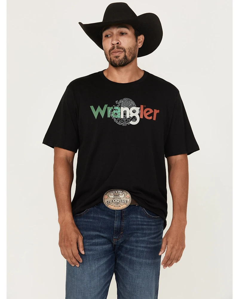 Wrangler Men's Mexico Logo Short Sleeve Graphic T-Shirt