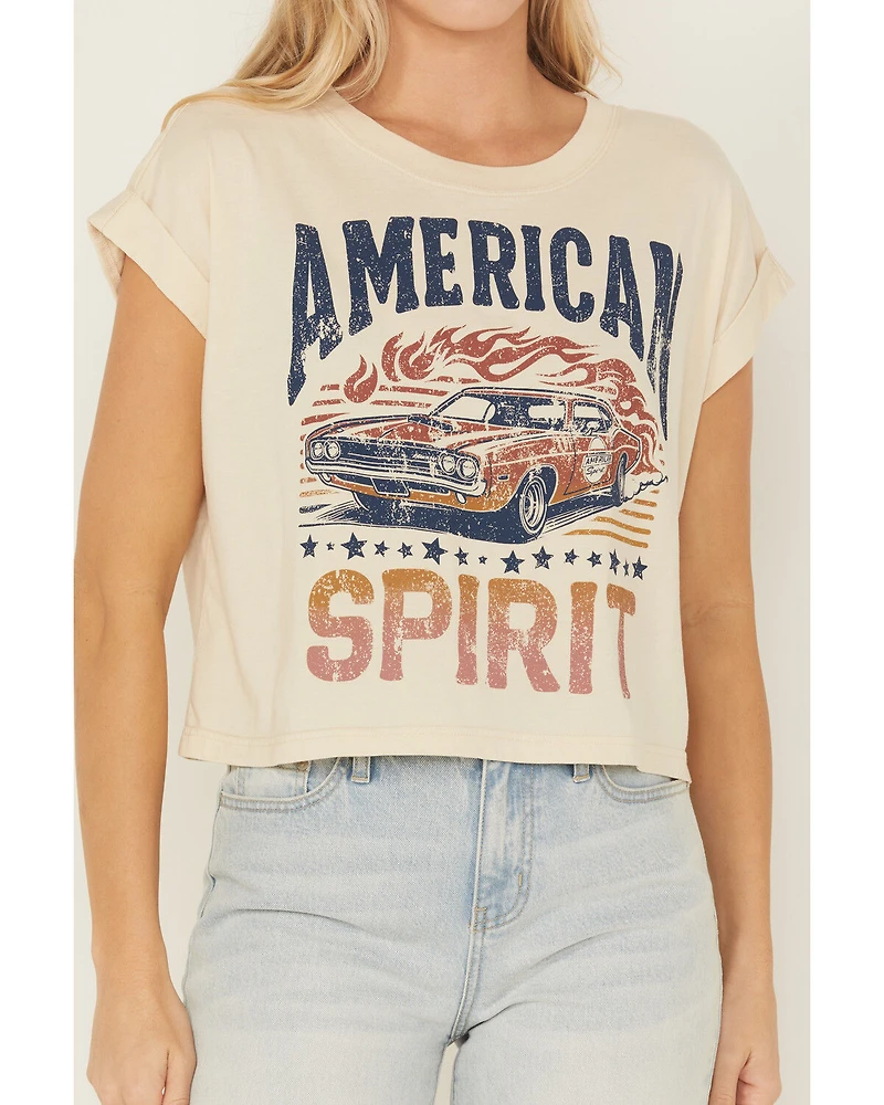 Cleo + Wolf Women's American Spirit Short Sleeve Graphic Tee