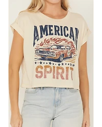 Cleo + Wolf Women's American Spirit Short Sleeve Graphic Tee
