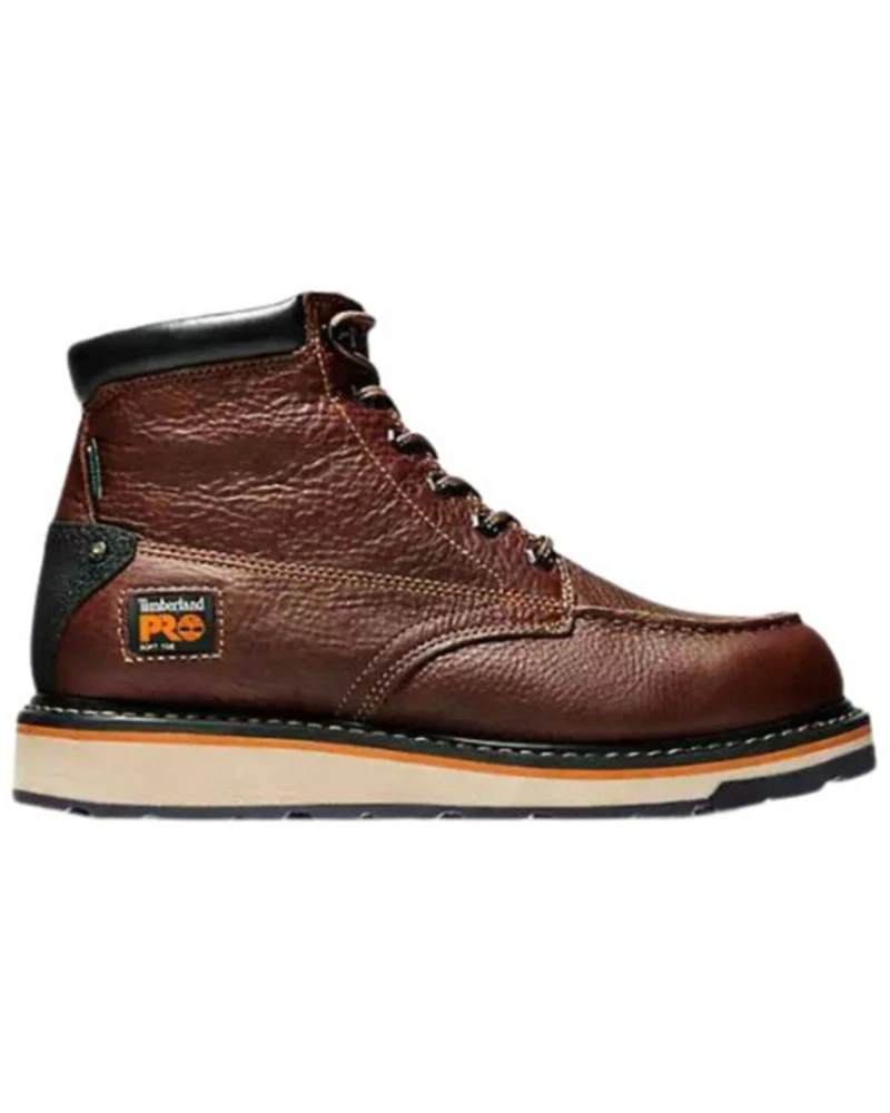 Timberland PRO Men's 6" Gridworks Waterproof Moc Work Boots - Soft Toe