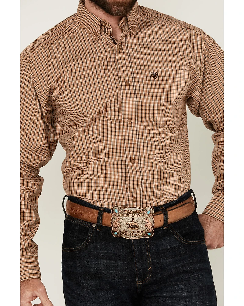 Ariat Men's Cedar Plaid Print Long Sleeve Button-Down Western Shirt