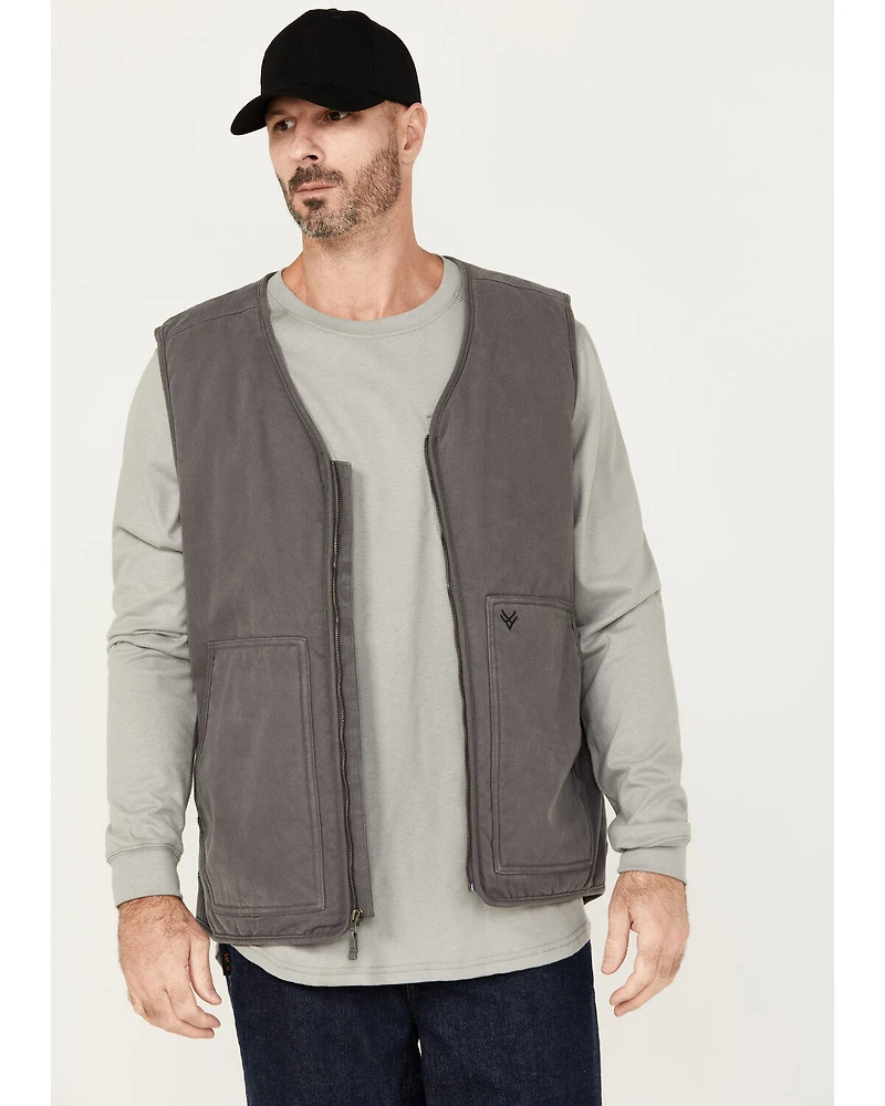 Hawx Men's Weathered Sherpa Lined Work Vest