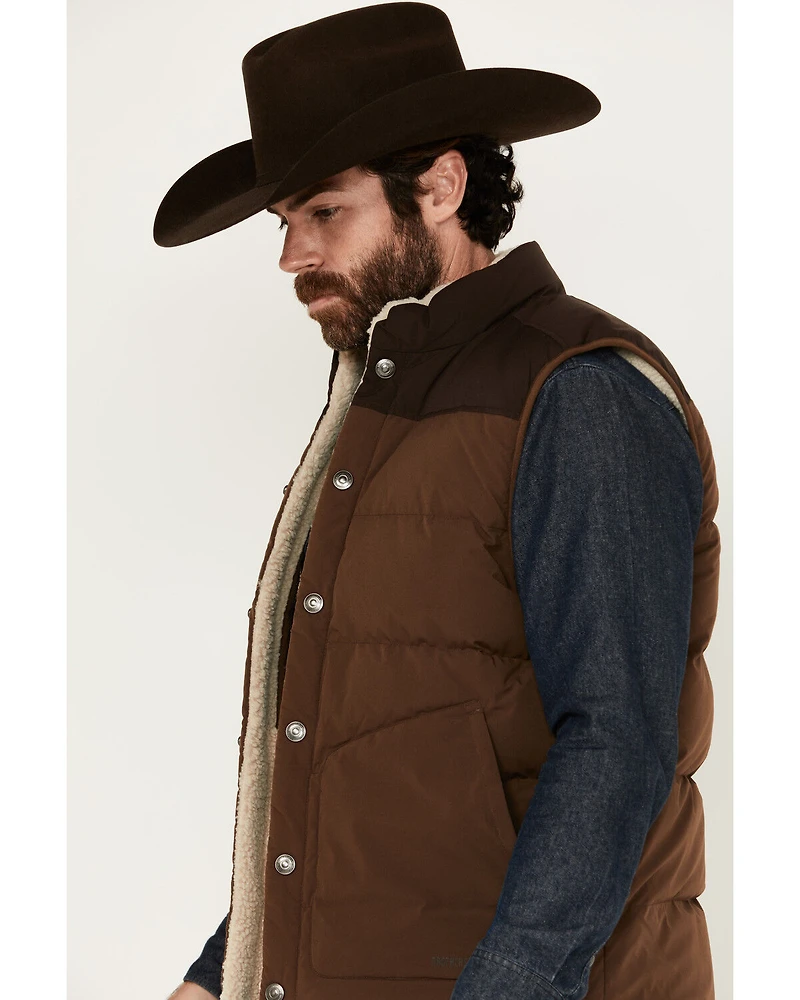 Brothers and Sons Men's Upland Reversible Sherpa Down Vest