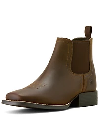 Ariat Boys' Booker Distressed Chelsea Boots - Broad Square Toe