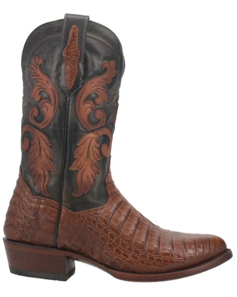 Dan Post Men's Socrates Caiman Exotic Western Boots - Round Toe