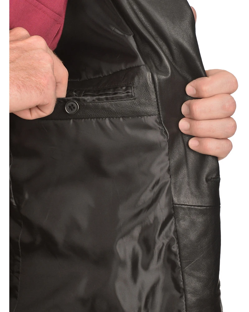 Scully Lamb Leather Blazer - Big