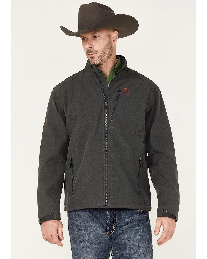 Ariat Men's Americana Logo 2.0 Zip-Front Softshell Jacket - Big