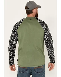 Cody James Men's FR Color Block Baseball Work T-Shirt