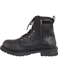 Milwaukee Leather Men's Waterproof Logger Boots - Round Toe