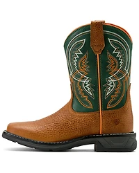 Ariat Boys' Workhog XT Coil Western Boots - Broad Square Toe