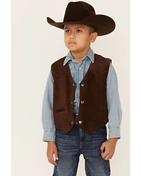 Scully Kid's Boar Suede Vest