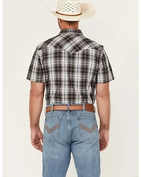 Pendleton Men's Boot Barn Exclusive Frontier Plaid Print Short Sleeve Snap Western Shirt