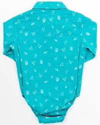 Shyanne Infant Girls' Long Sleeve Western Conversational Print Onesie