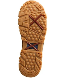 Twisted X Women's Saddle Lace-Up Work Boots - Soft Toe