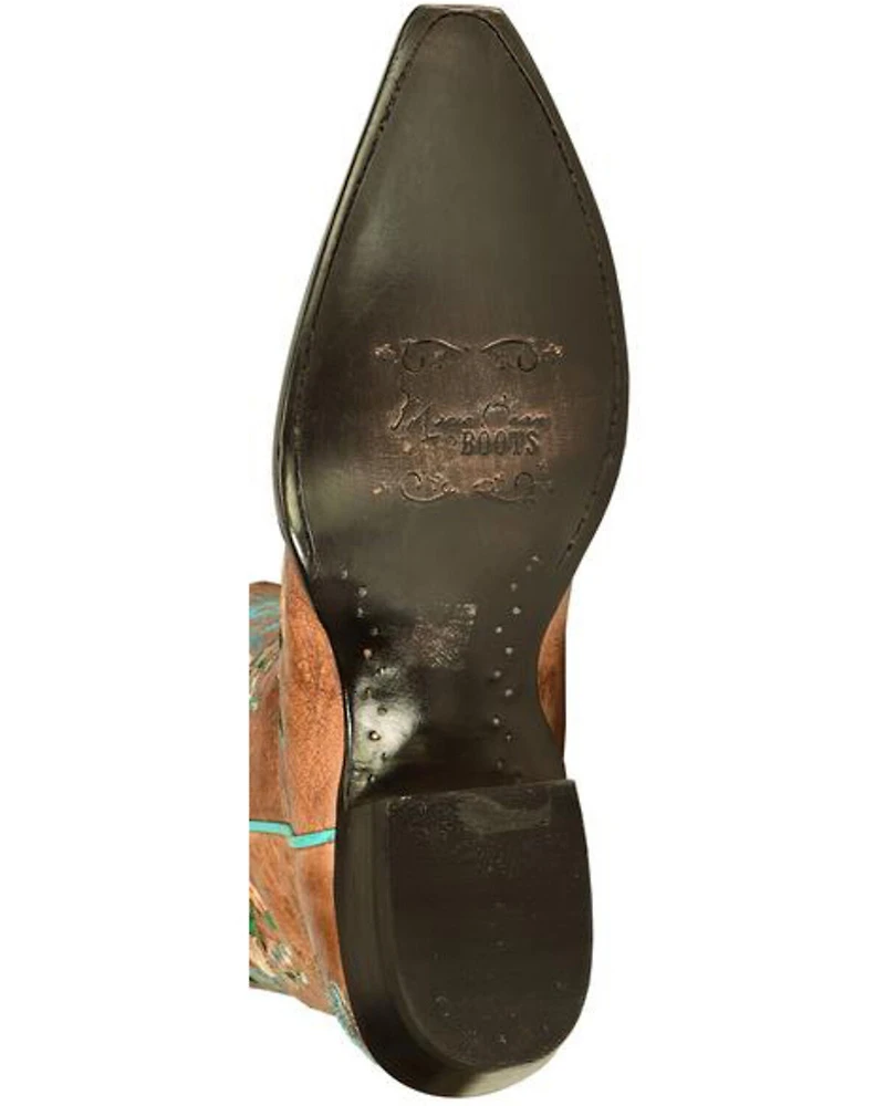 Macie Bean Women's Rose Garden Western Boots - Snip Toe