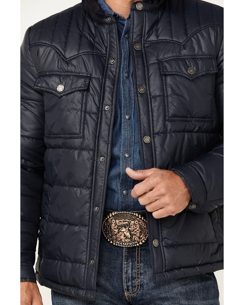Cody James Men's Quilted Ponderosa Snap Shirt Jacket