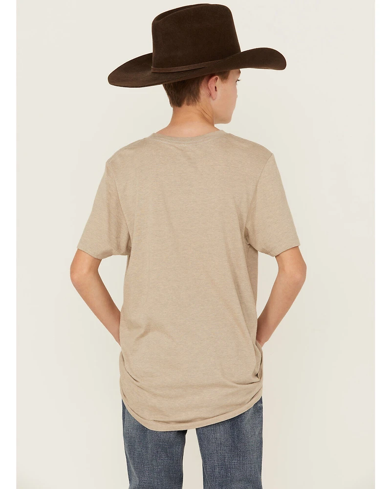 Cody James Boys' Cowboy Sketch Short Sleeve Graphic T-Shirt