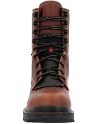 Rocky Men's Rams Horn Waterproof Lace-Up Logger Work Boots - Composite Toe