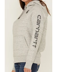 Carhartt Women's Clarksburg Sleeve Logo Hooded Sweatshirt