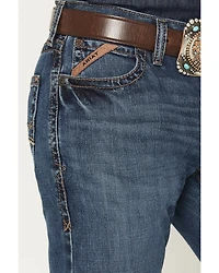 Ariat Men's M4 Newton Norwich Medium Wash Relaxed Straight Rigid Denim Jeans