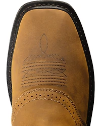 Ariat Men's 10" Sierra Pull-On Western Work Boots - Square Toe