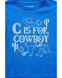 Cody James Toddler Boys' C Is For Cowboy Short Sleeve Graphic T-Shirt