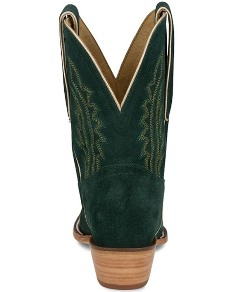 Tony Lama Women's Lea Suede Western Booties