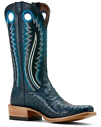 Ariat Men's Exotic Full-Quill Ostrich Futurity Outlaw Tall Western Boots - Square Toe