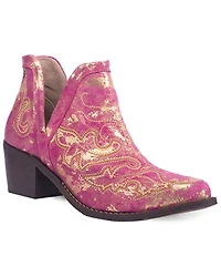 Circle G Women's Western Booties - Snip Toe