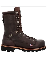 Rocky Men's Rams Horn 8" Waterproof Western Work Boots - Composite Toe