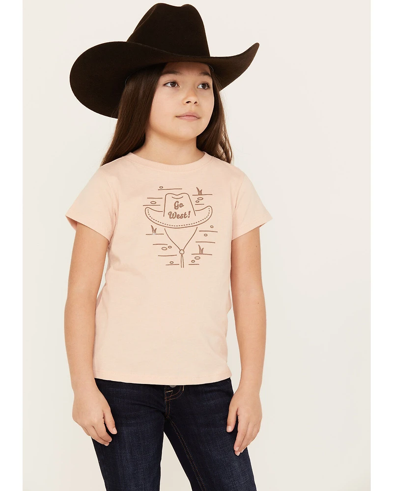 Shyanne Girls' Go West Short Sleeve Graphic Tee