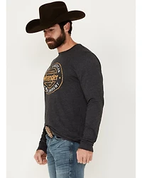 Wrangler Men's Real American Logo Long Sleeve T-Shirt
