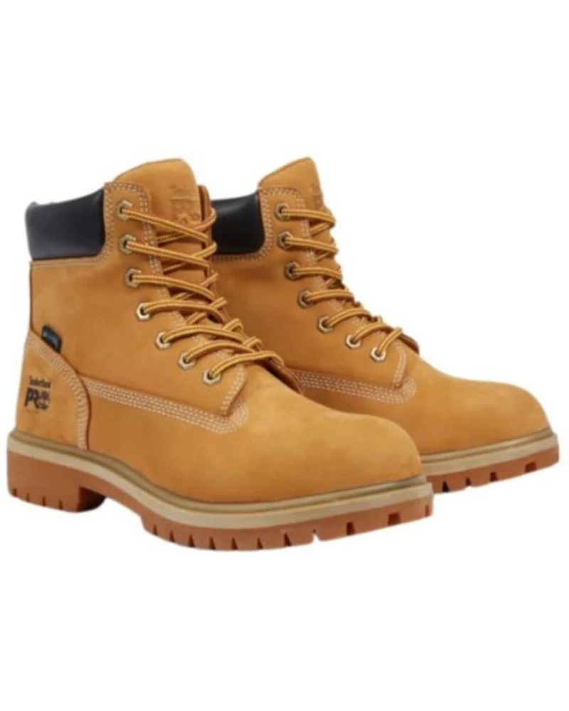 Timberland PRO Women's Direct Attach 6" Waterproof Lace-Up Work Boots - Steel Toe