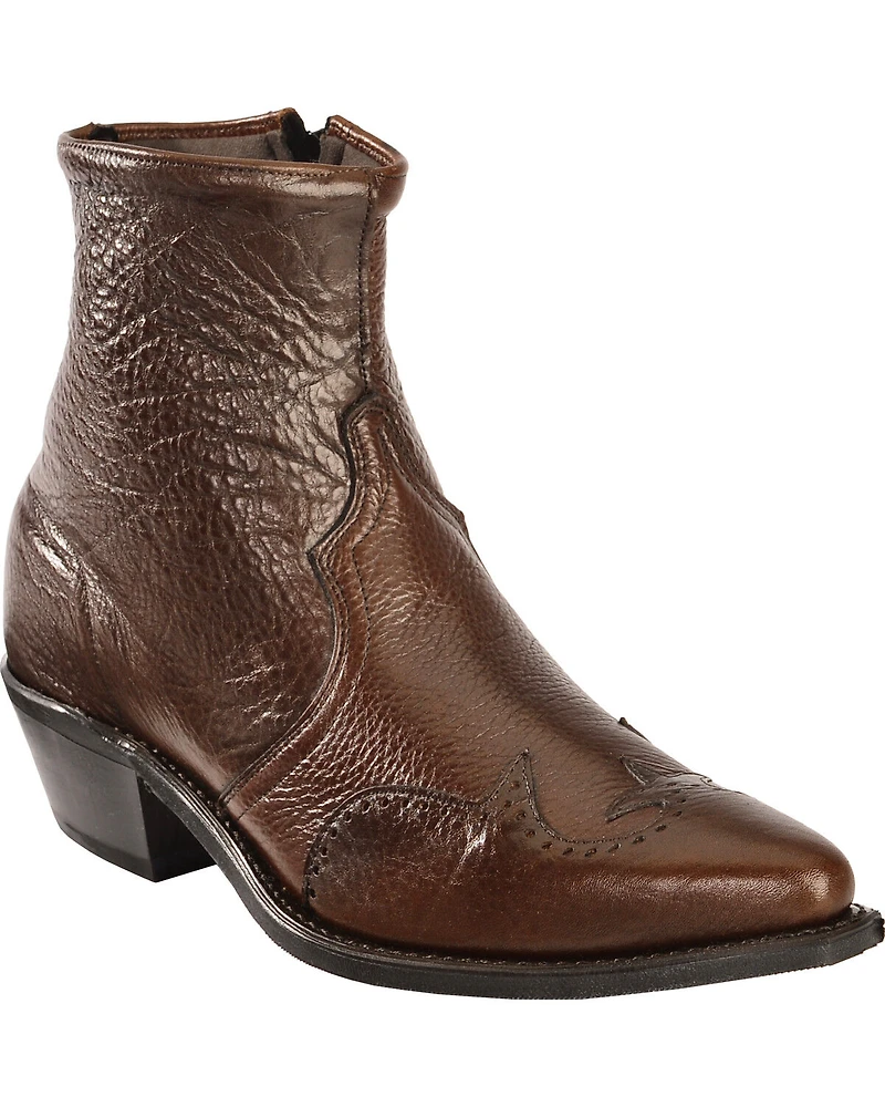 Abilene Men's 7" Wingtip Zip Boots