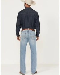 Ariat Men's M2 Flynn Cameron Light Wash Relaxed Bootcut Stretch Denim Jeans